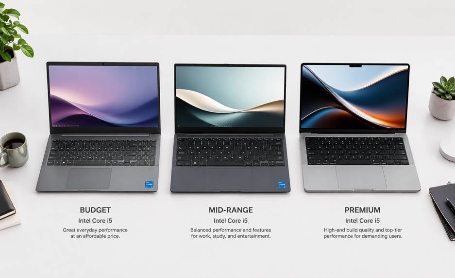 Laptop with Core i5 