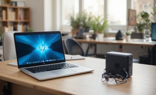 HP Laptop and Charger